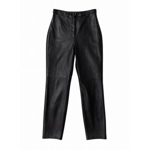 Siena Studio Black Genuine Leather Pants - 6